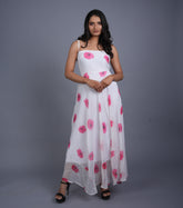 White Floral Maxi Dress