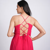 Elegant Red Maxi Dress
