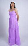 Lavender Tiered Maxi Dress