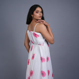 White Floral Maxi Dress
