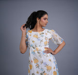 Floral Slit Midi Dress
